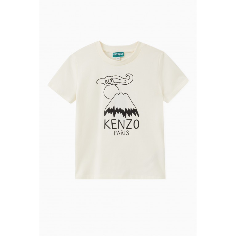 KENZO KIDS - Graphic Logo-print T-shirt in Cotton