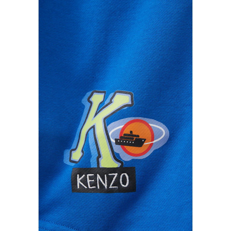 KENZO KIDS - Journey Print Shorts in Cotton