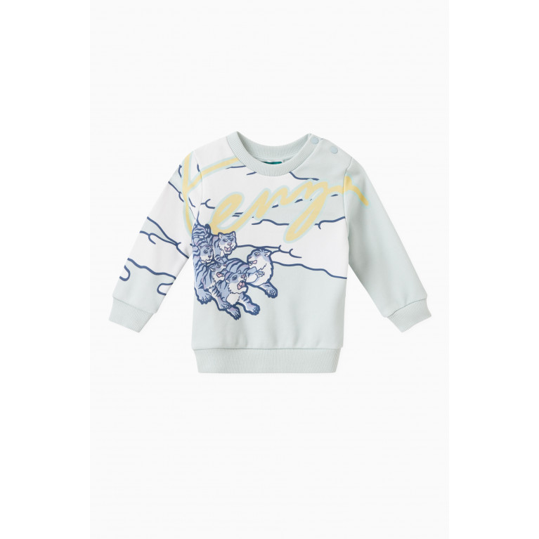KENZO KIDS - Graphic Print Sweatshirt in Cotton