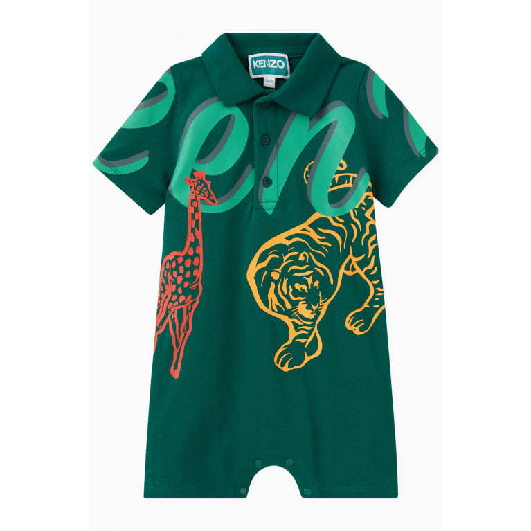 KENZO KIDS - Logo-print Bodysuit in Cotton-jersey