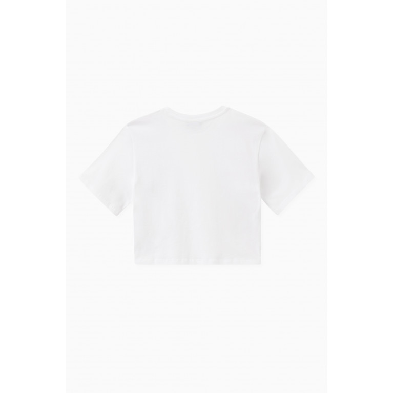 KENZO KIDS - Graphic Logo-print T-shirt in Organic Cotton-jersey