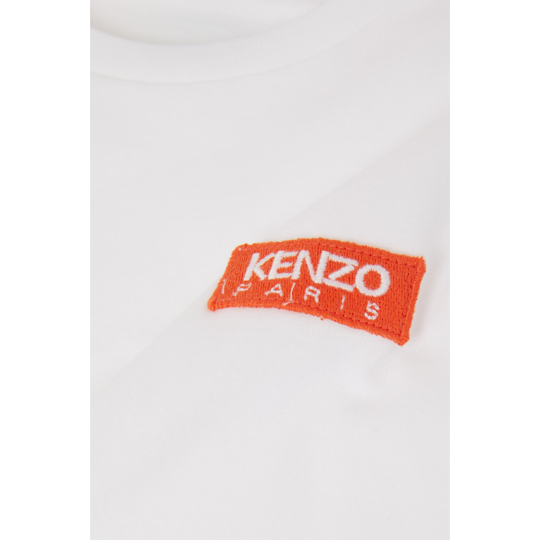 KENZO KIDS - Logo-badge T-shirt in Cotton-jersey