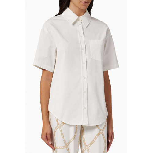 ANINE BING - Christine Boxy Shirt in Cotton-poplin