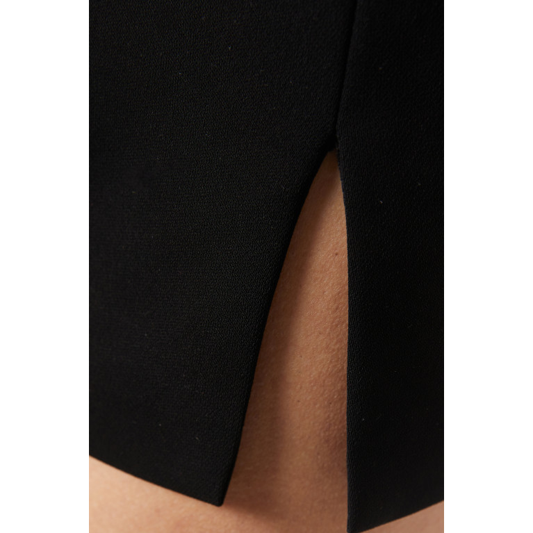 Nafsika Skourti - Slit Mini Skirt in Crepe