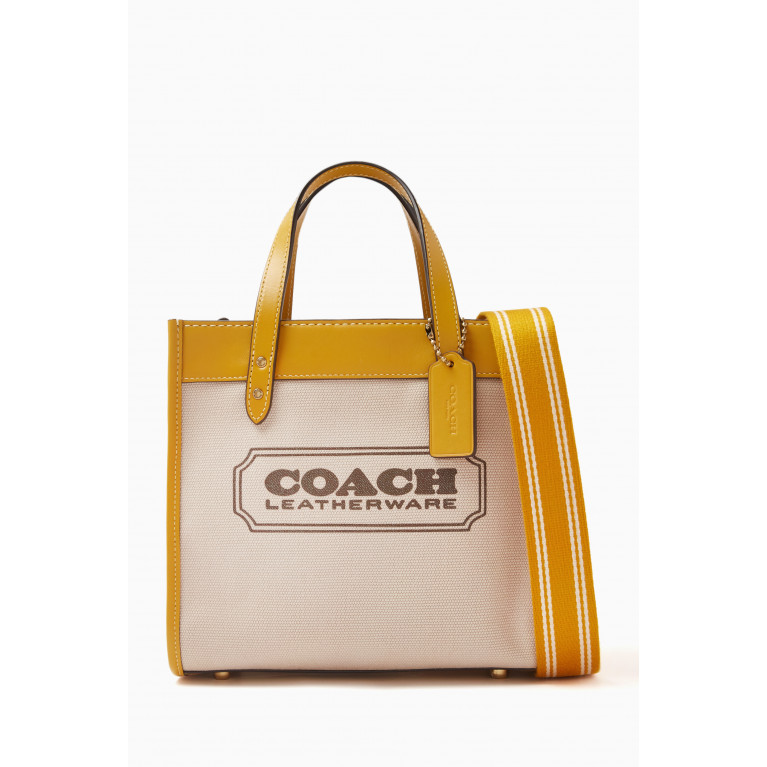 Coach - Field Tote 22 Bag in Canvas & Leather