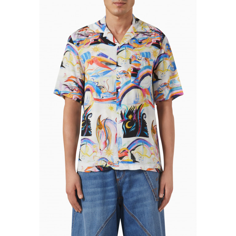 Aries - Panthera Hawaiian Shirt in Rayon