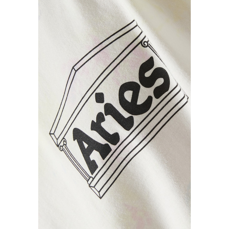 Aries - Tie-dye Temple T-shirt in Cotton