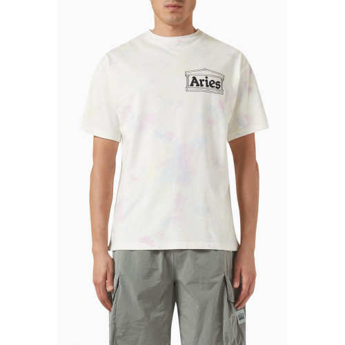 Aries - Tie-dye Temple T-shirt in Cotton