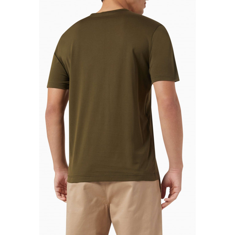 Sunspel - Classic T‑shirt in Cotton-jersey Green