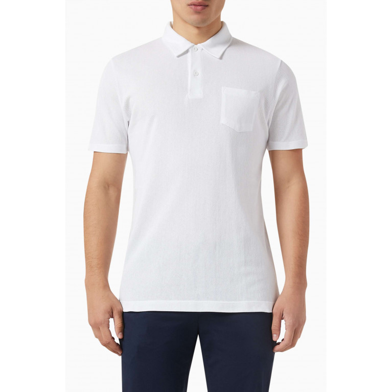 Sunspel - Riviera Polo Shirt in Cotton-mesh