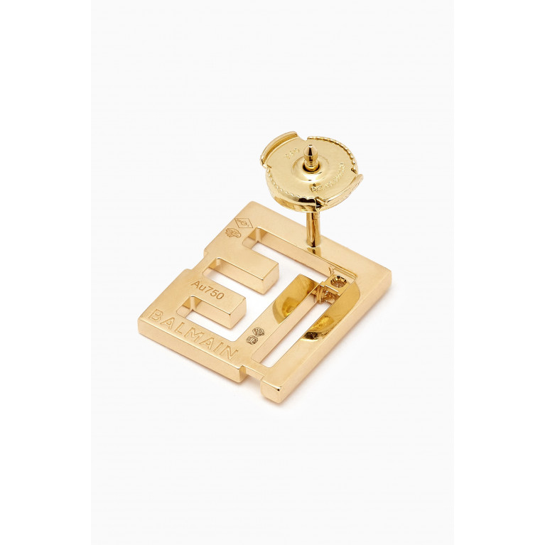 Balmain - Labyrinth Diamond Single Stud Earring in 18kt Gold