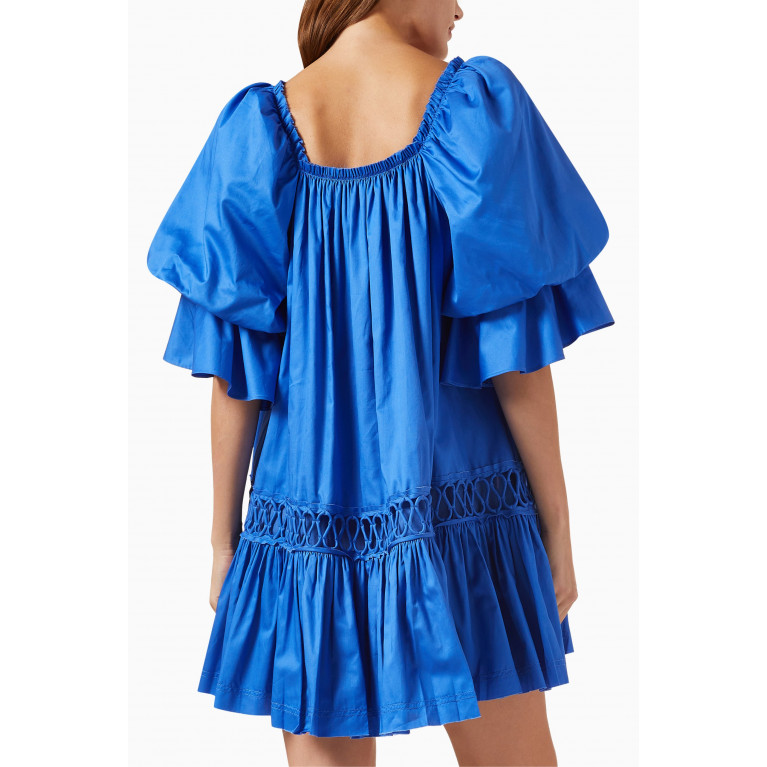 Aje - Inspiration Smock Mini Dress in Cotton-poplin