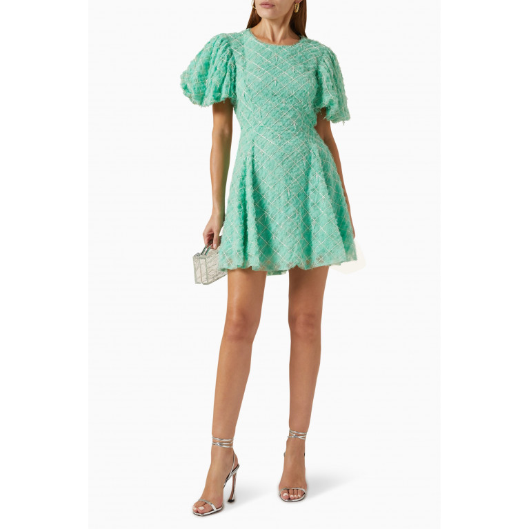 Aje - Context Embellished Mini Dress in Organza