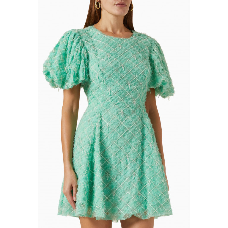 Aje - Context Embellished Mini Dress in Organza