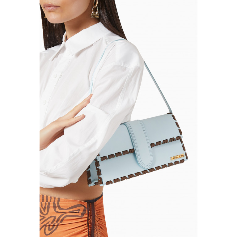 Jacquemus - Le Bambino Flap-over Shoulder Bag in Leather