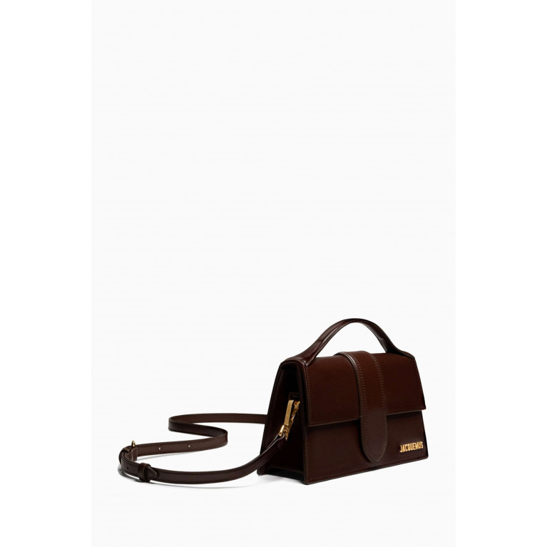 Jacquemus - Le Grand Bambino Shoulder Bag in Leather Brown