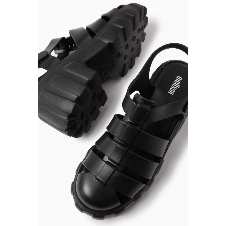 Melissa - Megan Advanced Caged Sandals in Rubber