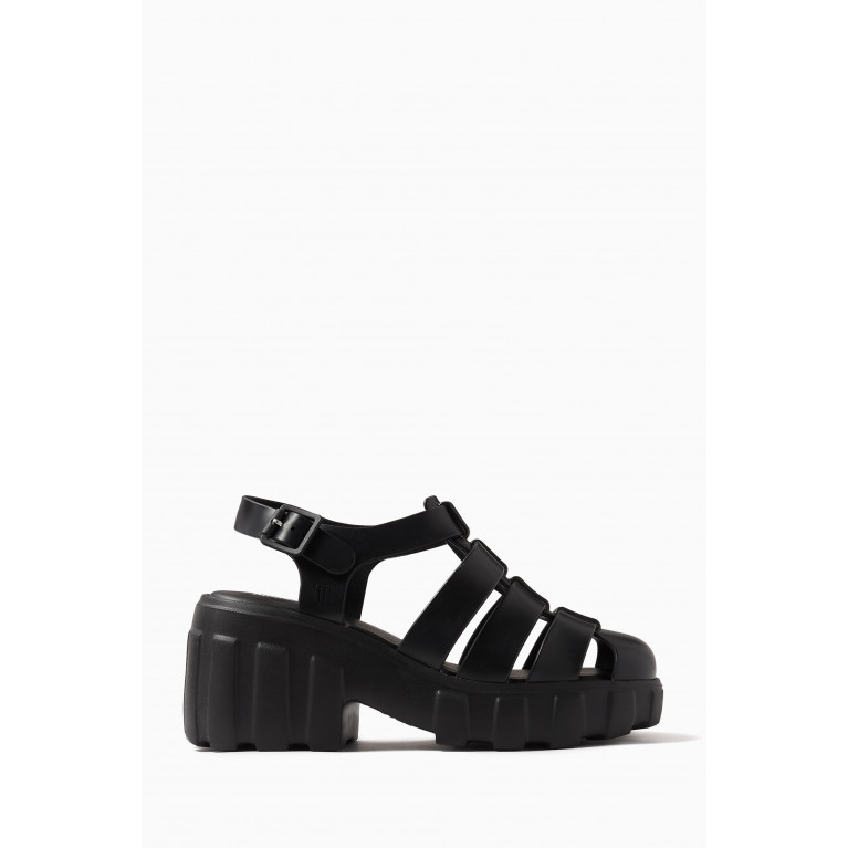 Melissa - Megan Advanced Caged Sandals in Rubber