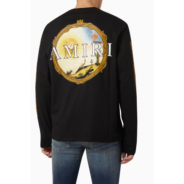 Amiri - Alchemy Frame Long Sleeved T-Shirt in Cotton Jersey