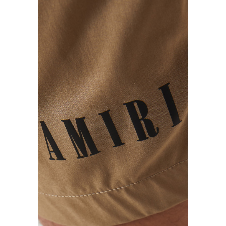 Amiri - Core Logo Swim Shorts in Technical Fabric