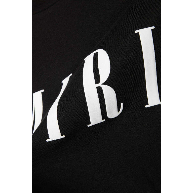 Amiri - Core Logo T-shirt in Cotton Jersey Black