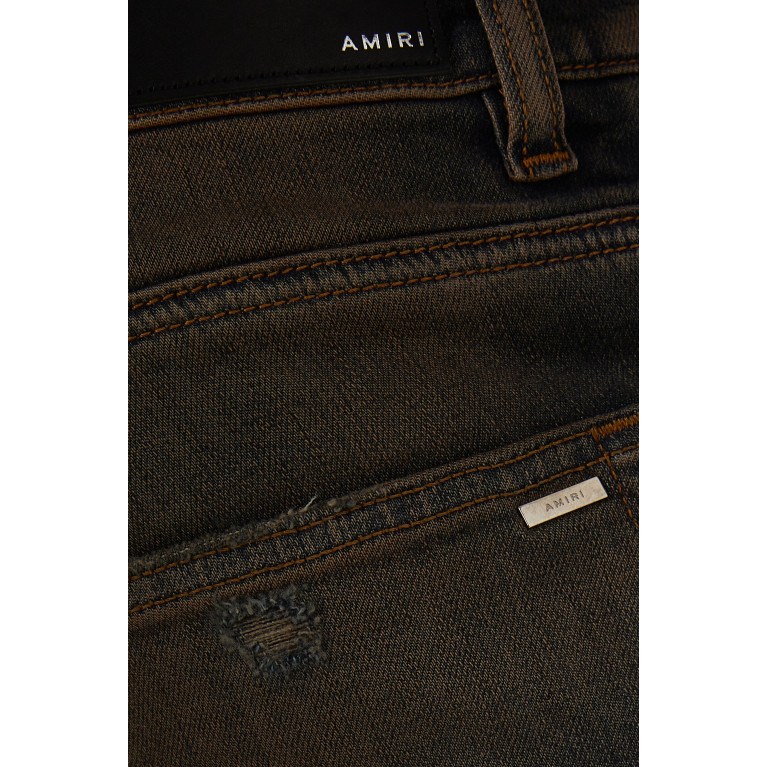 Amiri - Plaid Mx1 Jeans in Denim