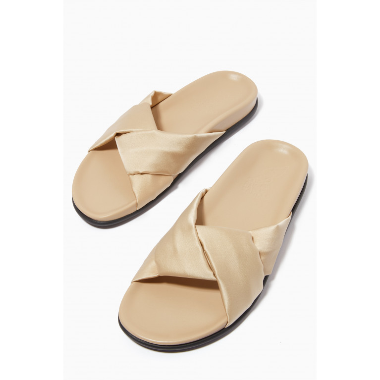 Ancient Greek Sandals - Whitney Sandals in Leather Grey