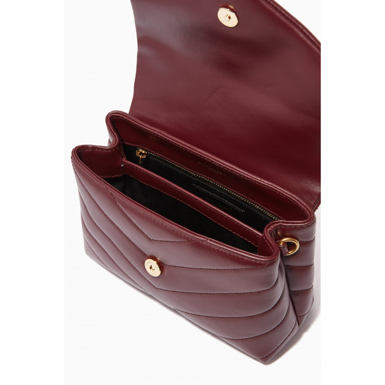 Saint Laurent - Loulou Toy Bag in "Y" Matelassé Leather