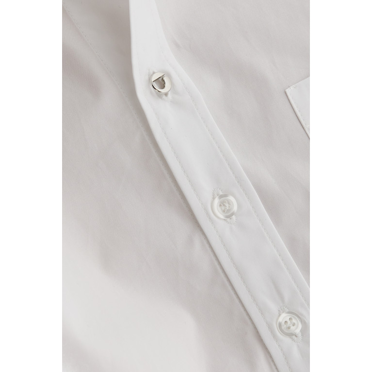 Coperni - Cropped Cut Shirt in Cotton