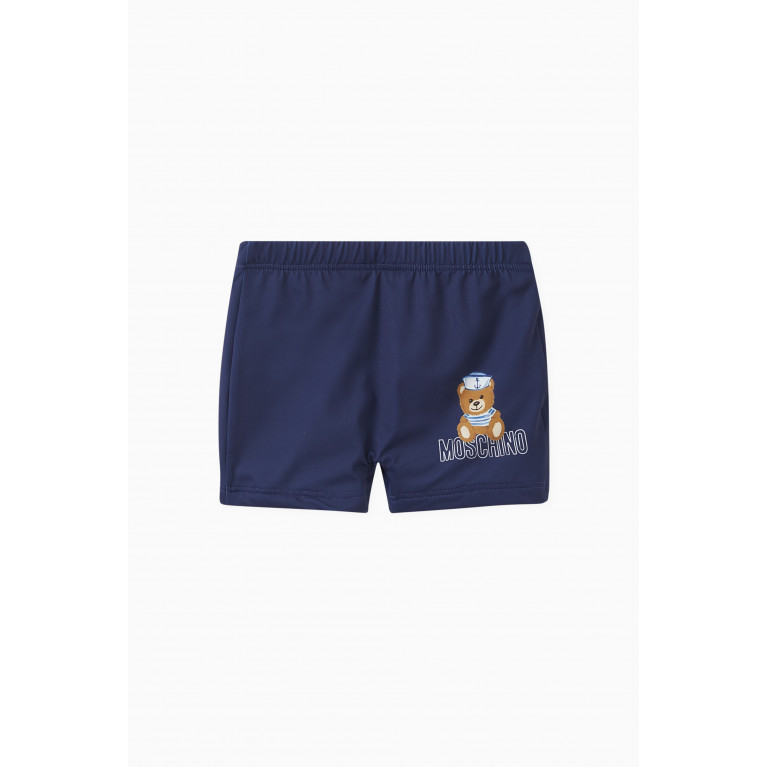 Moschino - Teddy Print Swim Shorts