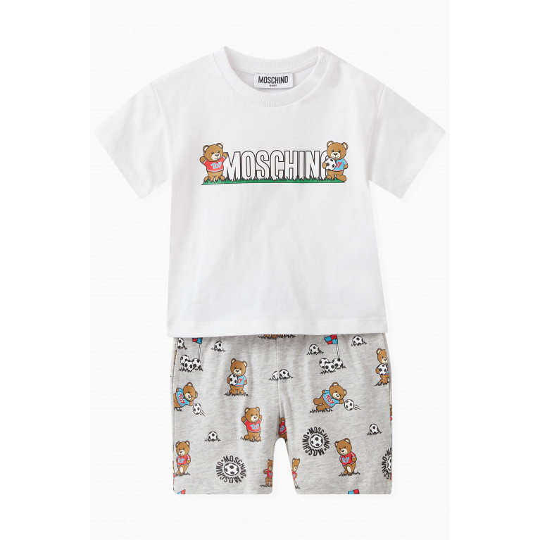Moschino - Teddy Bear Logo T-shirt & Shorts Set