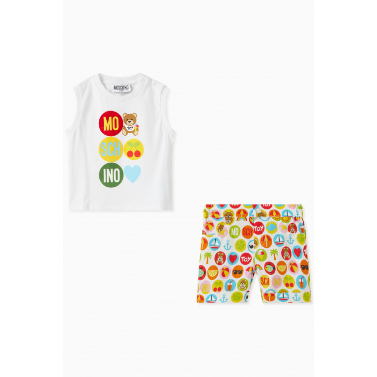 Moschino - Summer Print Tank Top and Shorts Set