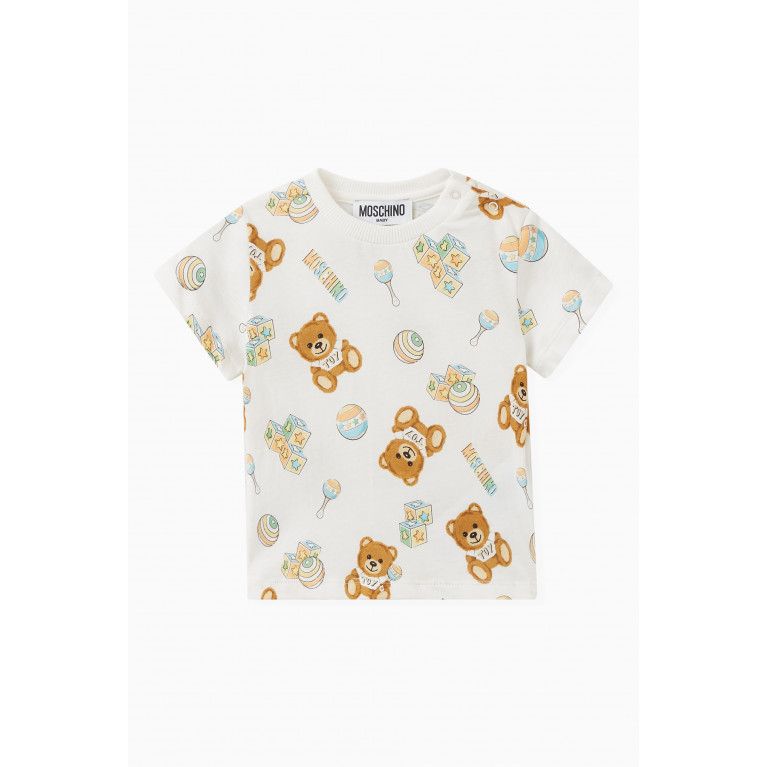 Moschino - Teddy Print T-shirt in Cotton