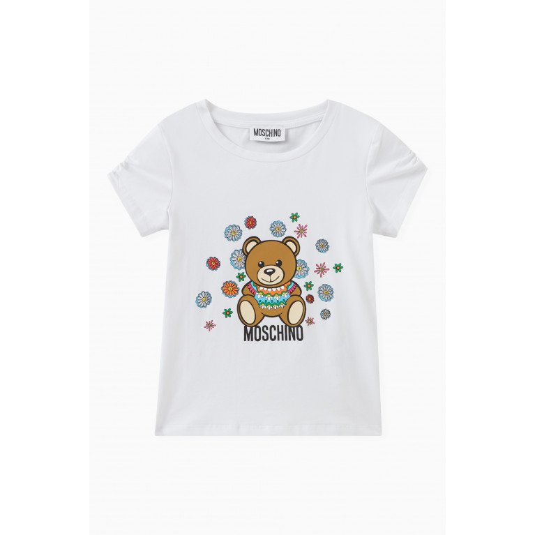 Moschino - Teddy Bear-print T-shirt in Cotton
