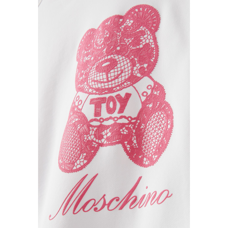 Moschino - Teddy Bear Logo Dress in Cotton