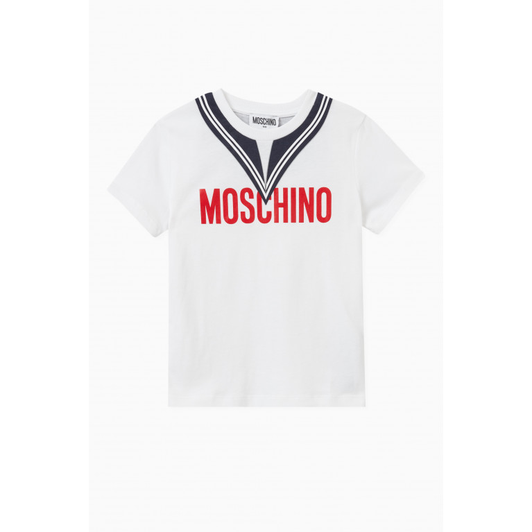 Moschino - Logo Print T-shirt in Cotton