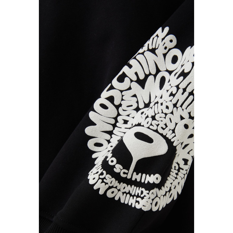 Moschino - Teddy Print Hoodie in Cotton