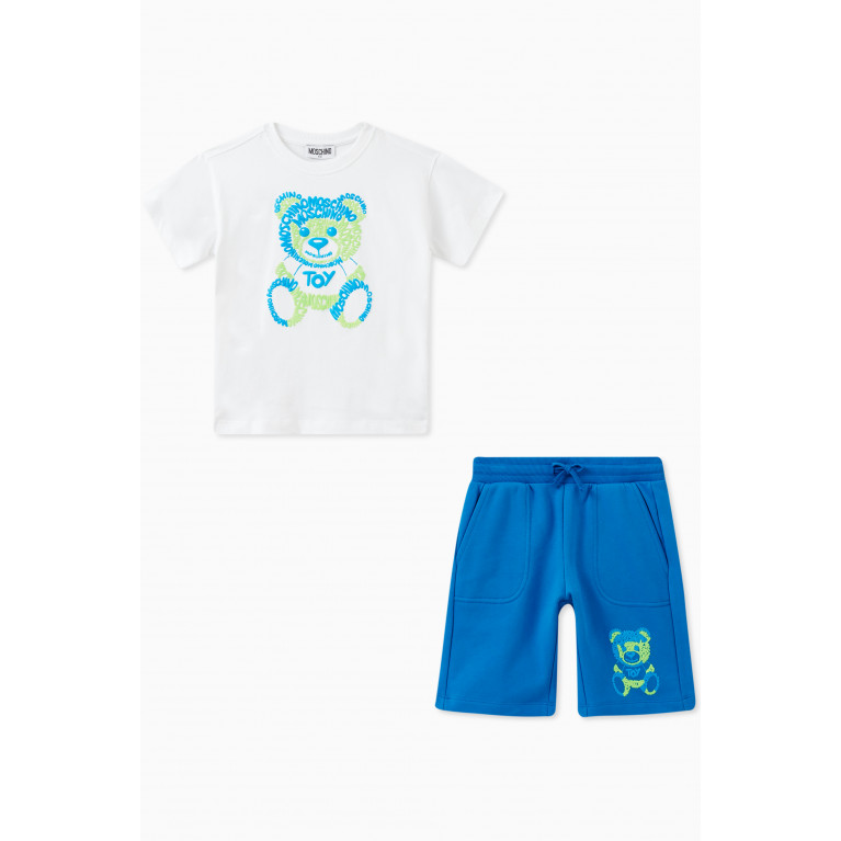 Moschino - Teddy Print T-shirt and Shorts, Set of Two