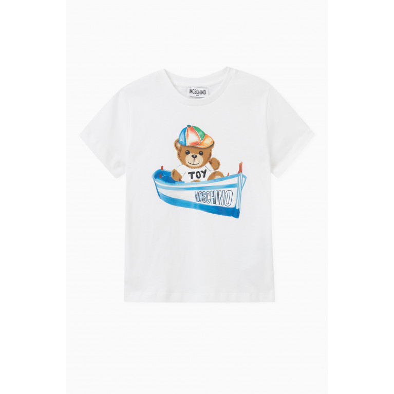 Moschino - Sailor Teddy Print T-shirt in Cotton