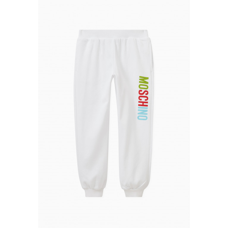 Moschino - Logo Print Sweatpants in Cotton