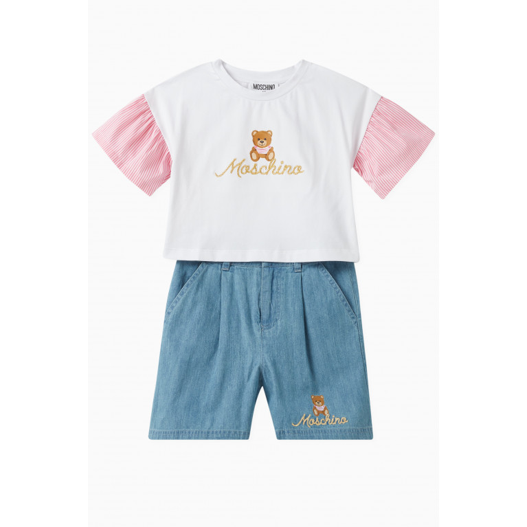Moschino - Teddy Bear T-shirt and Shorts Set