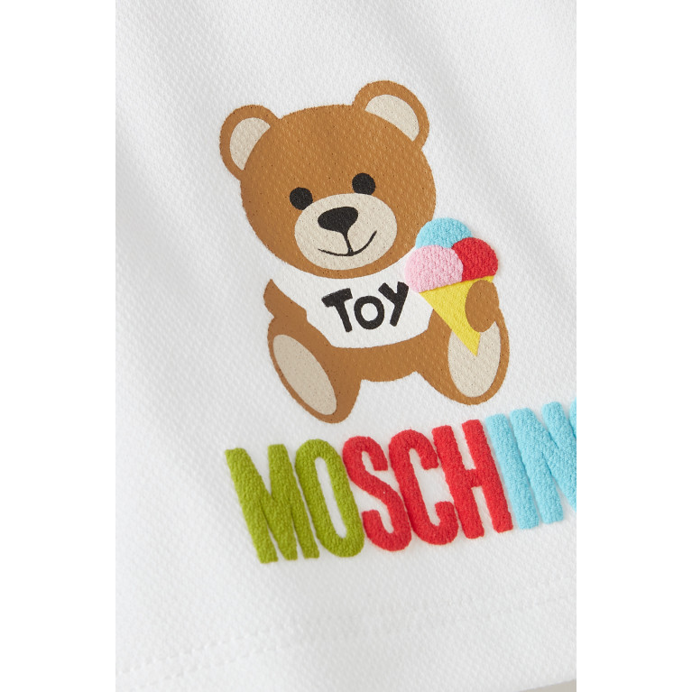 Moschino - Teddy Bear Print Shorts in Cotton
