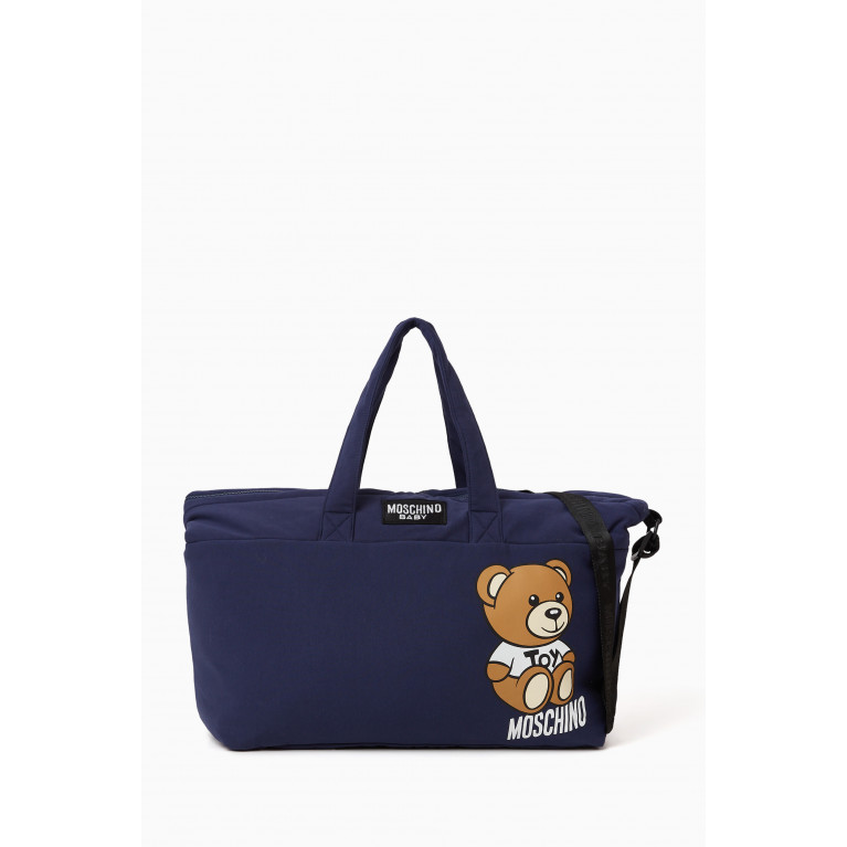 Moschino - Signature Teddy Changing Bag Blue