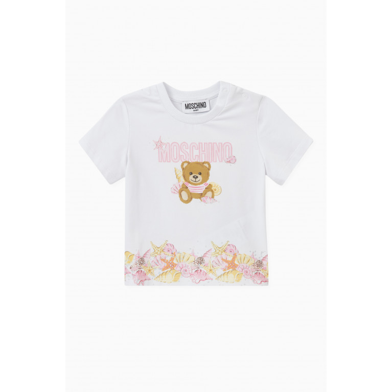 Moschino - Teddy Bear Print T-shirt in Cotton