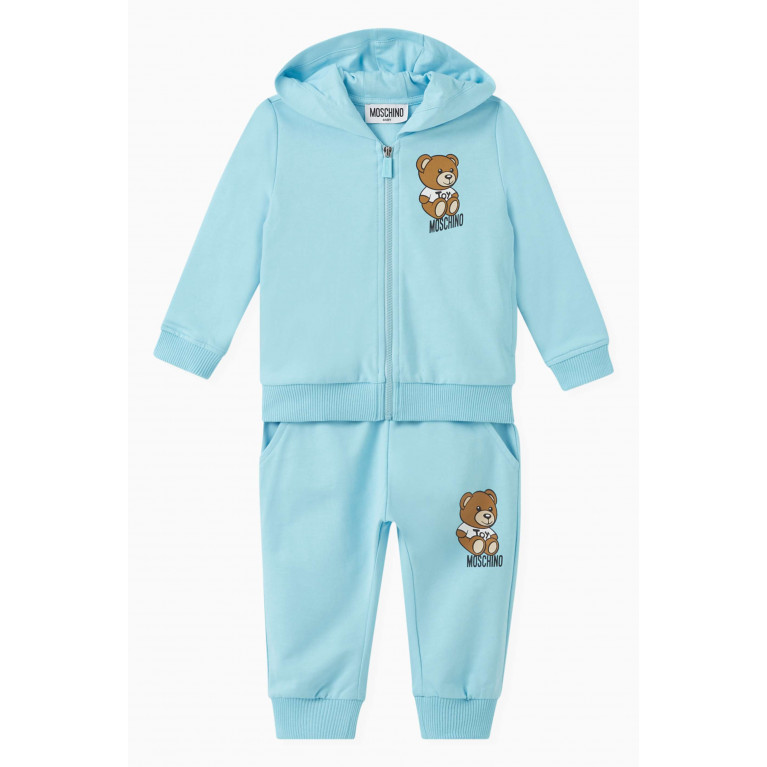 Moschino - Teddy Print Hoodie and Sweatpants, Set of Two