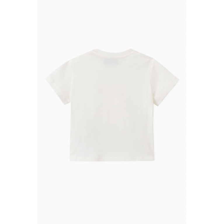 Moschino - Teddy Print T-shirt in Cotton Neutral