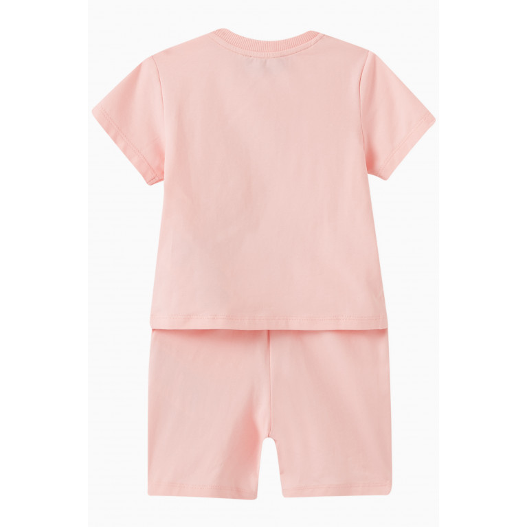 Moschino - Teddy Print T-shirt & Shorts Set Pink