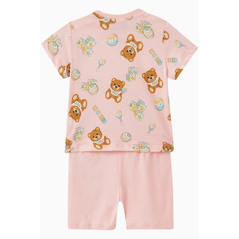 Moschino - Teddy Print T-shirt and Shorts, Set of Two