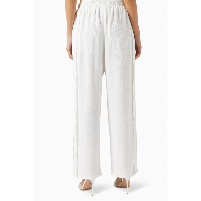SH Collection - Pleated Straight-fit Pants in Crepe