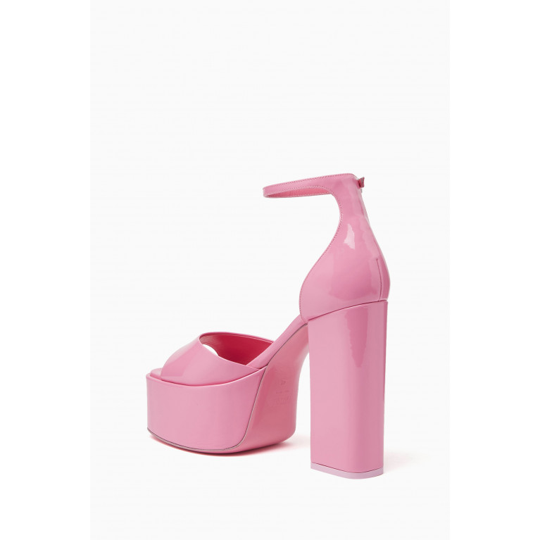 Paris Texas - Tatiana 130 Platform Sandals in Patent Leather Pink